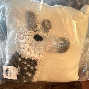 Anthropologie Ernie and Irene Llama Pillow